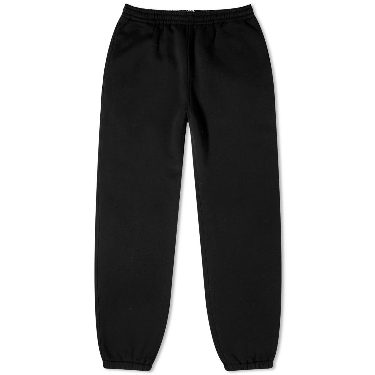 Auralee Men's Smooth Soft Sweat Pants in Black Auralee