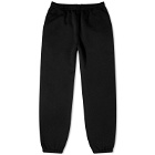 Auralee Men's Smooth Soft Sweat Pants in Black