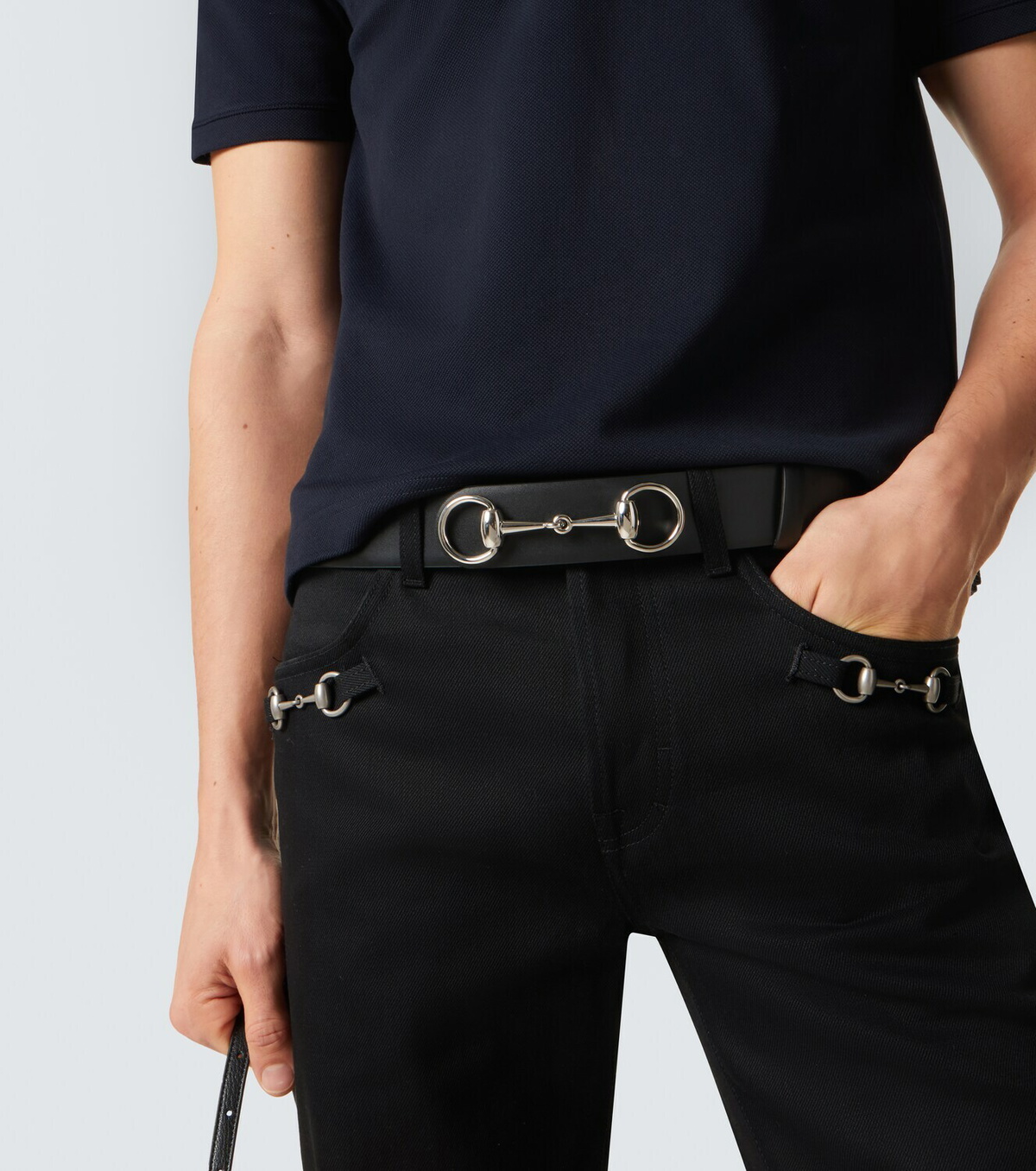 Gucci Horsebit 1955 leather belt