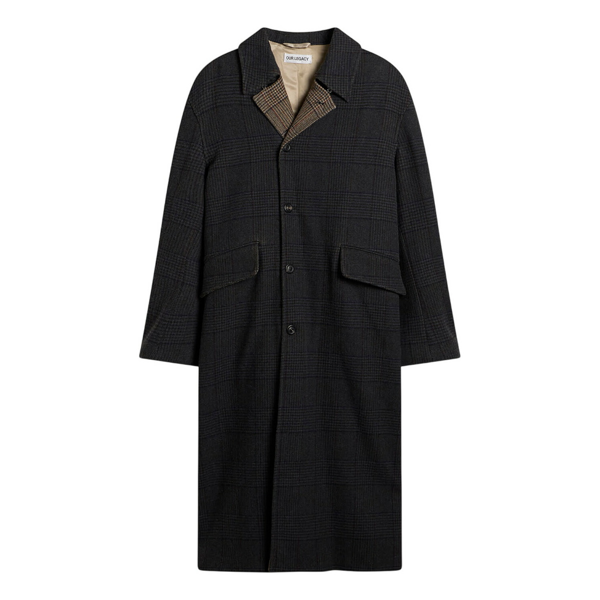 Our Legacy Black Opulent Peacoat Our Legacy