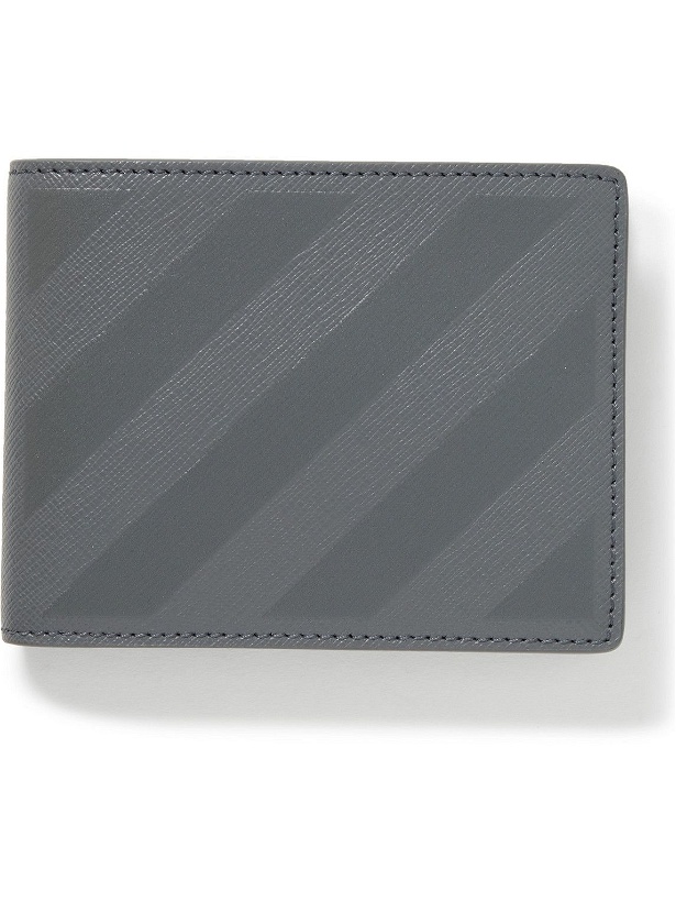 Photo: Off-White - Embossed Cross-Grain Leather Bifold Wallet