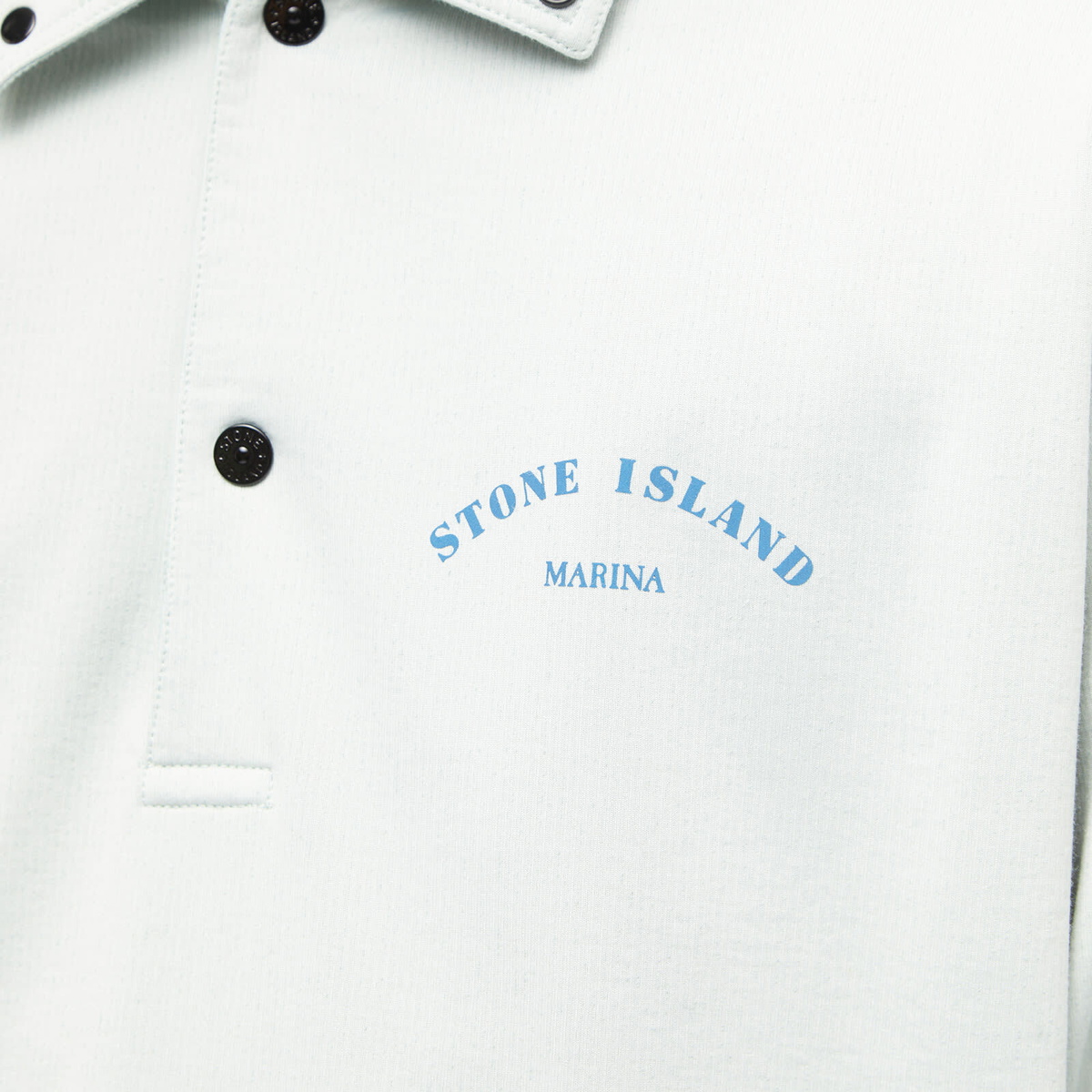 Stone Island Men's Marina Plated Dyed Hooded Sweat in Sky Blue