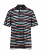 Missoni Mens Polo shirt in Navy
