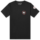 Fred Perry x Raf Simons Printed T-Shirt in Black
