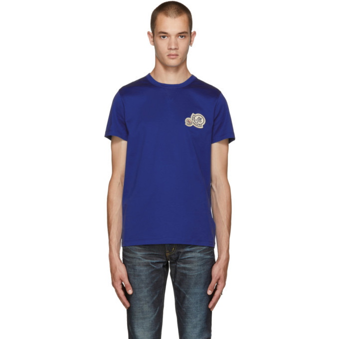 Photo: Moncler Blue Logo T-Shirt