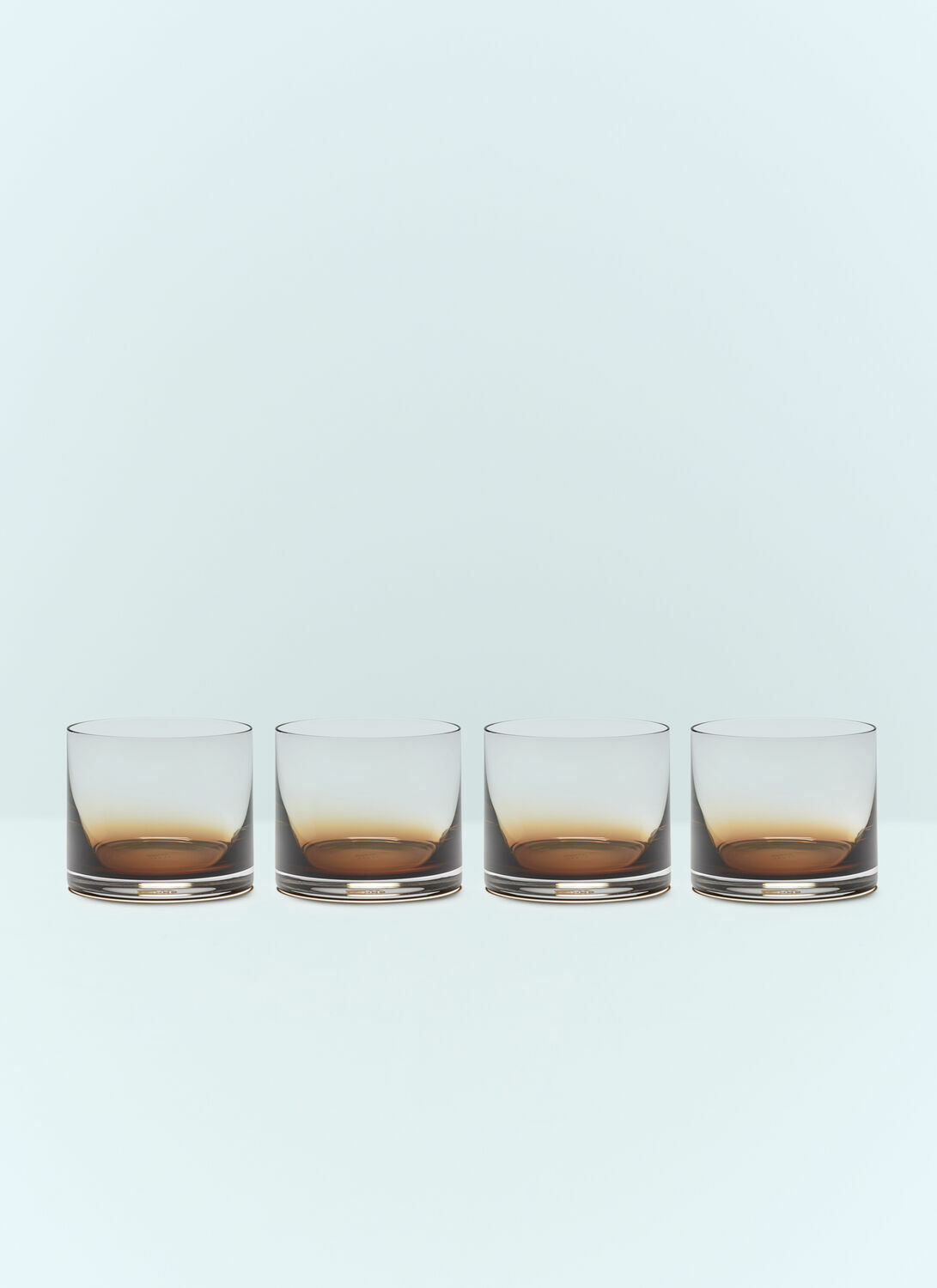 Serax Set Of Four Amber Zuma Tumblers