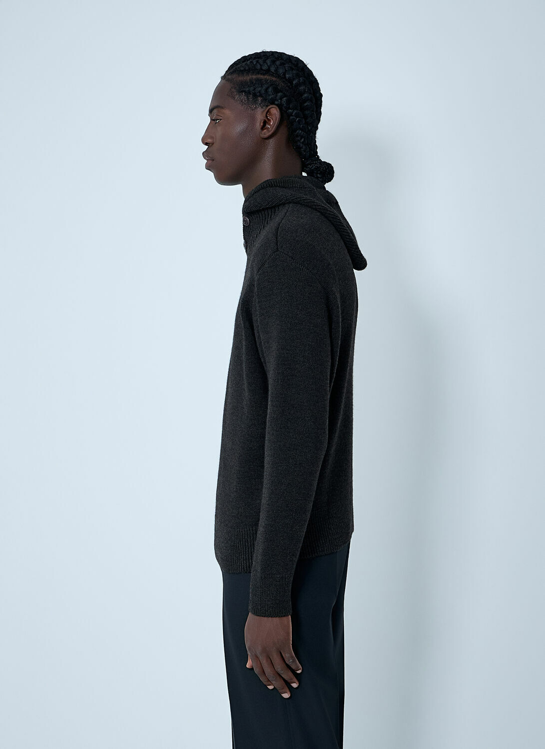Lemaire Knitted Hooded Sweatshirt