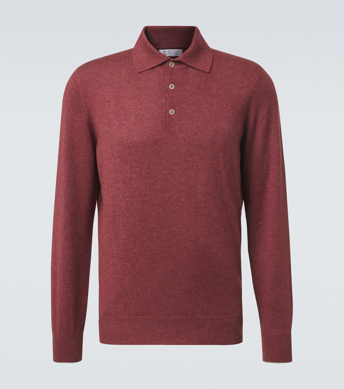 Brunello Cucinelli Cashmere polo sweater