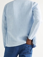 ALTEA - Linen Shirt Jacket - Blue - M