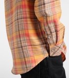 God's True Cashmere Twilight linen shirt with moonstone