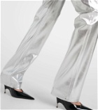 Staud Chisel faux leather straight-leg pants
