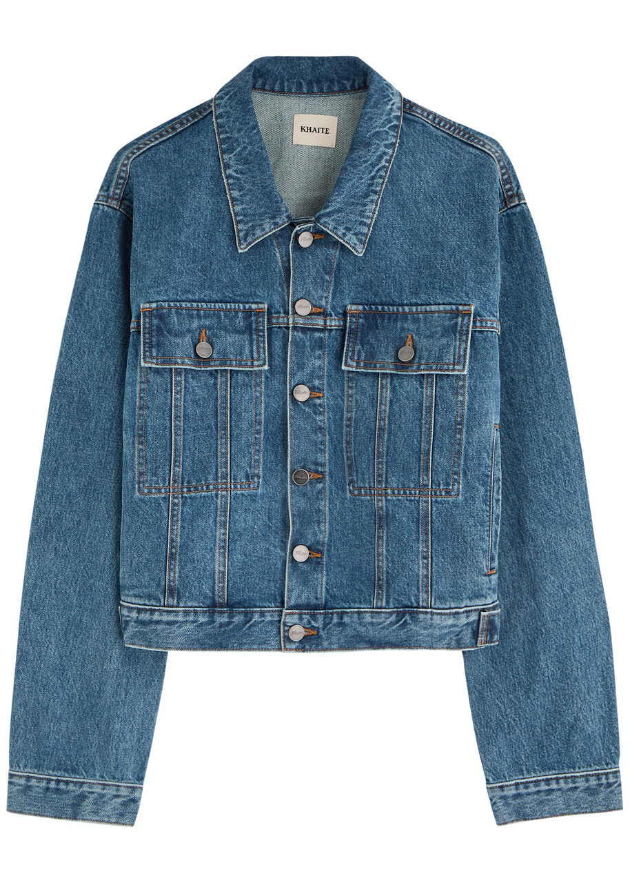 KHAITE Blue 'The Rizzo' Denim Jacket Khaite