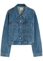 Khaite Saunder Faded Denim Jacket