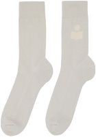 Isabel Marant Off-White Siloki Socks
