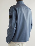 Stone Island - Logo-Appliquéd Gabardine Jacket - Blue