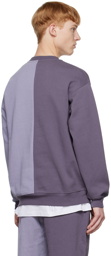 Dime Blue Split Crest Sweatshirt