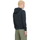Stone Island Navy 6100062 Organic Cotton Fleece Hoodie