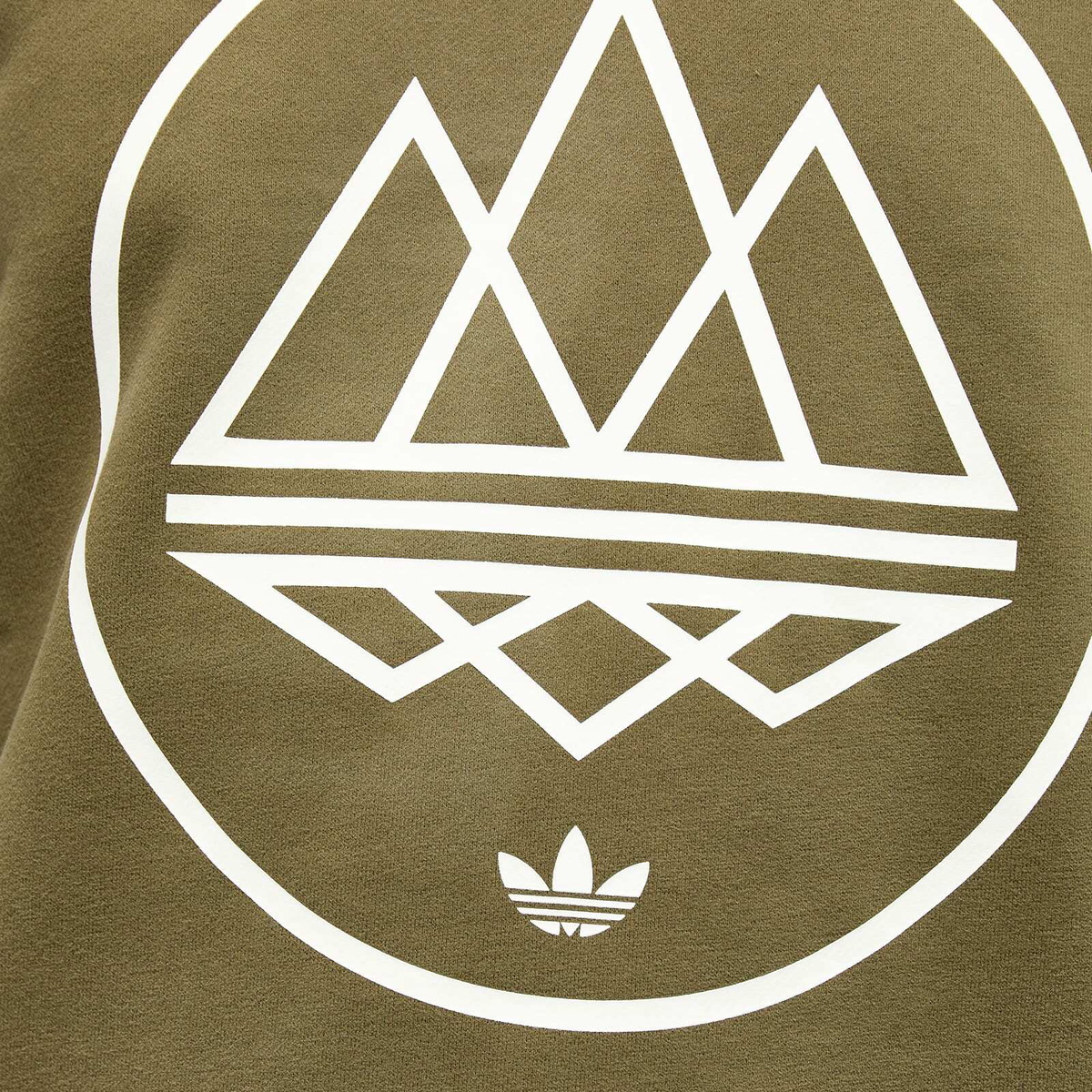 Adidas Statement Men's Adidas SPZL Modtrefoil Crew in Olive Strata ...