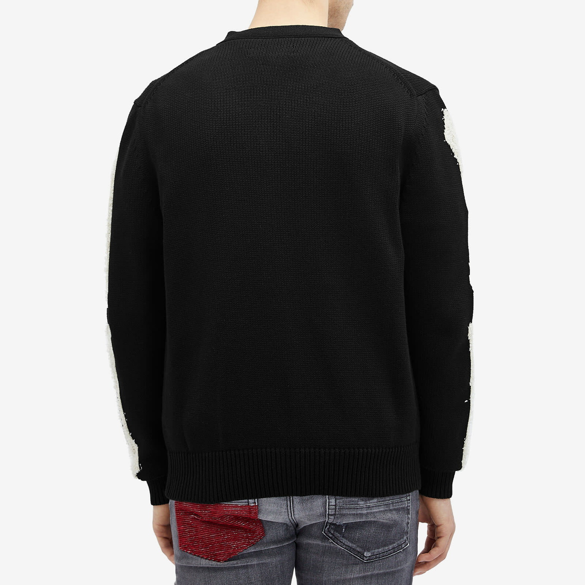 AMIRI Men's Bones Knit Cardigan in Black