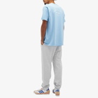 Sporty & Rich Wellness Studio T-Shirt in Sky Blue/White