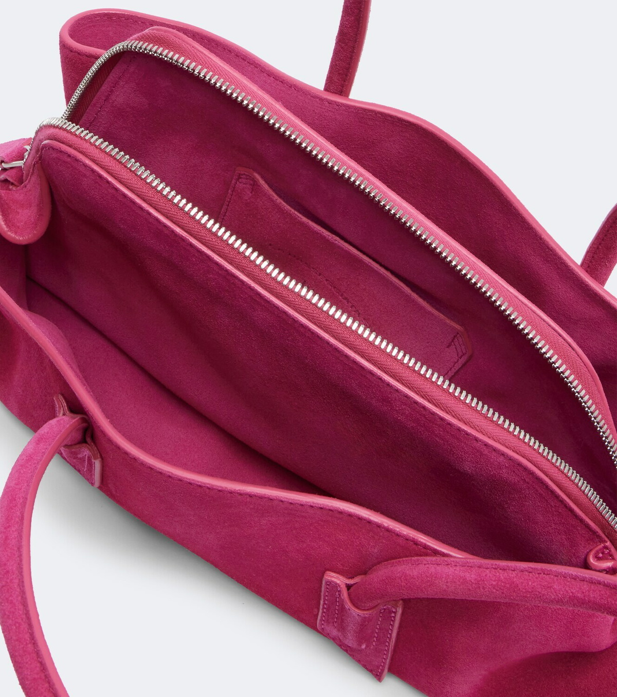 The Attico La Passeggiata Small suede tote bag