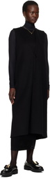 Ferragamo Black Chunky Vara Bow Loafers