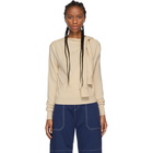 Chloe Beige Cashmere Tie-Knot Iconic Sweater