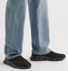 Balenciaga - Speed Sock Stretch-Knit Slip-On Sneakers - Black