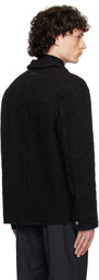 Ferragamo Black Monogram Shirt