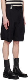 Marina Yee Black Wide Shorts