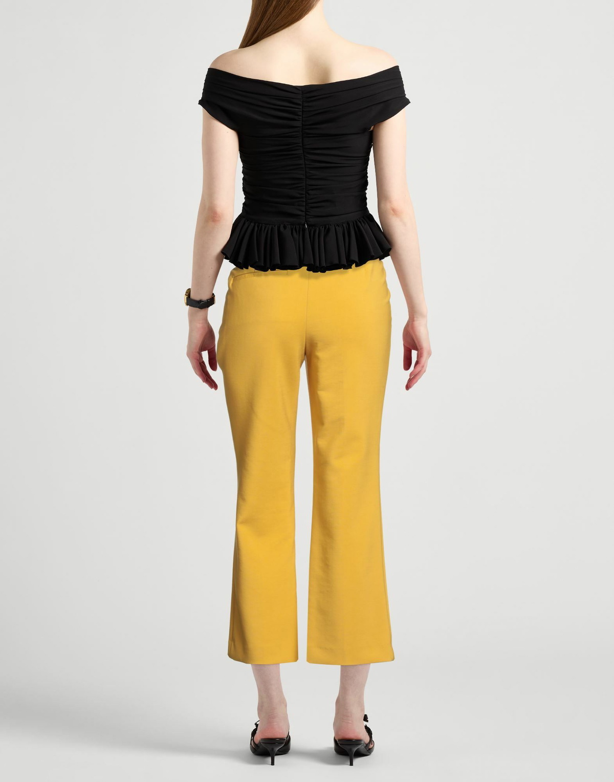 Rochas Womens Pants Marigold