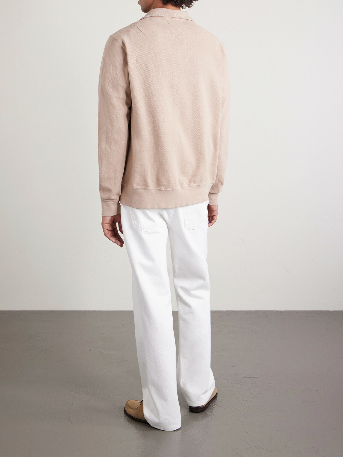 Les Tien - Cotton-Piqué Polo Shirt - Neutrals