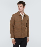 Barena Venezia Berico houndstooth wool-blend overshirt