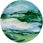 1882 Ltd. Green & White Jenny Platter