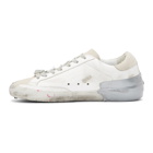 Golden Goose White Skate Paint Tape Sneakers