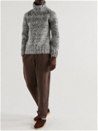 Chamula - Merino Wool Rollneck Sweater - Gray