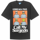 MARKET Men's Smiley Call My Surgeon T-Shirt in Black