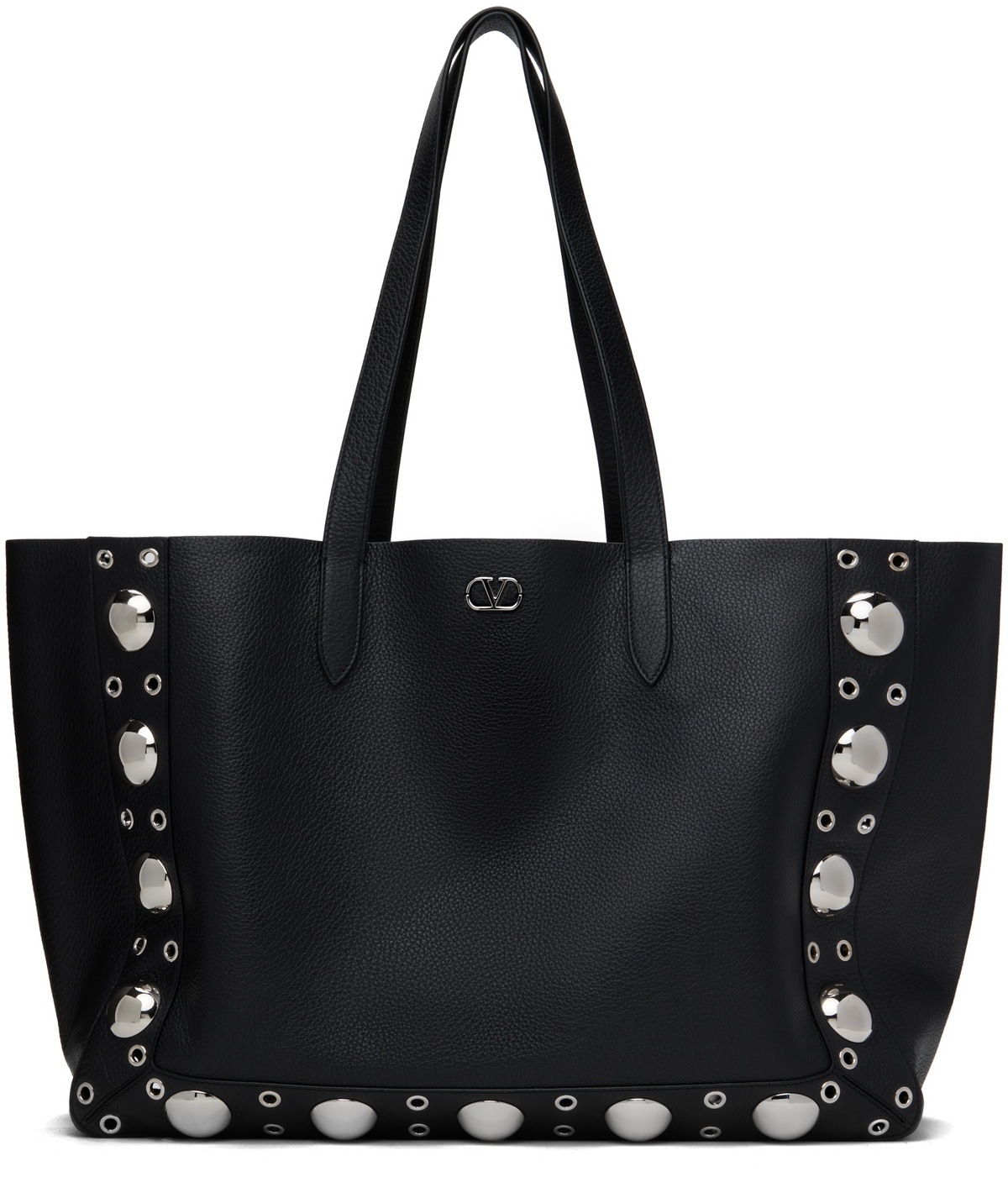 Valentino Black Nellcôte Large Shopping Tote Valentino