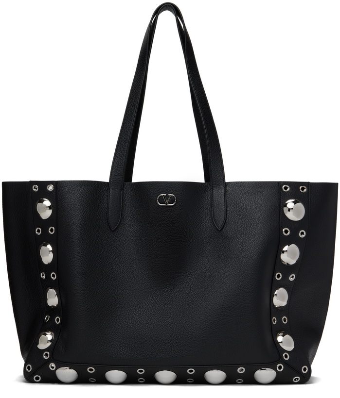 Photo: Valentino Black Nellcôte Large Shopping Tote