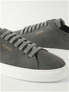 Axel Arigato - Clean 90 Leather-Trimmed Suede Sneakers - Gray