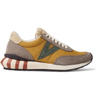 visvim - Attica Suede-Trimmed Nylon Sneakers - Yellow