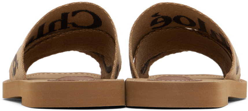 Chloé Tan Woody Sandals Chloe