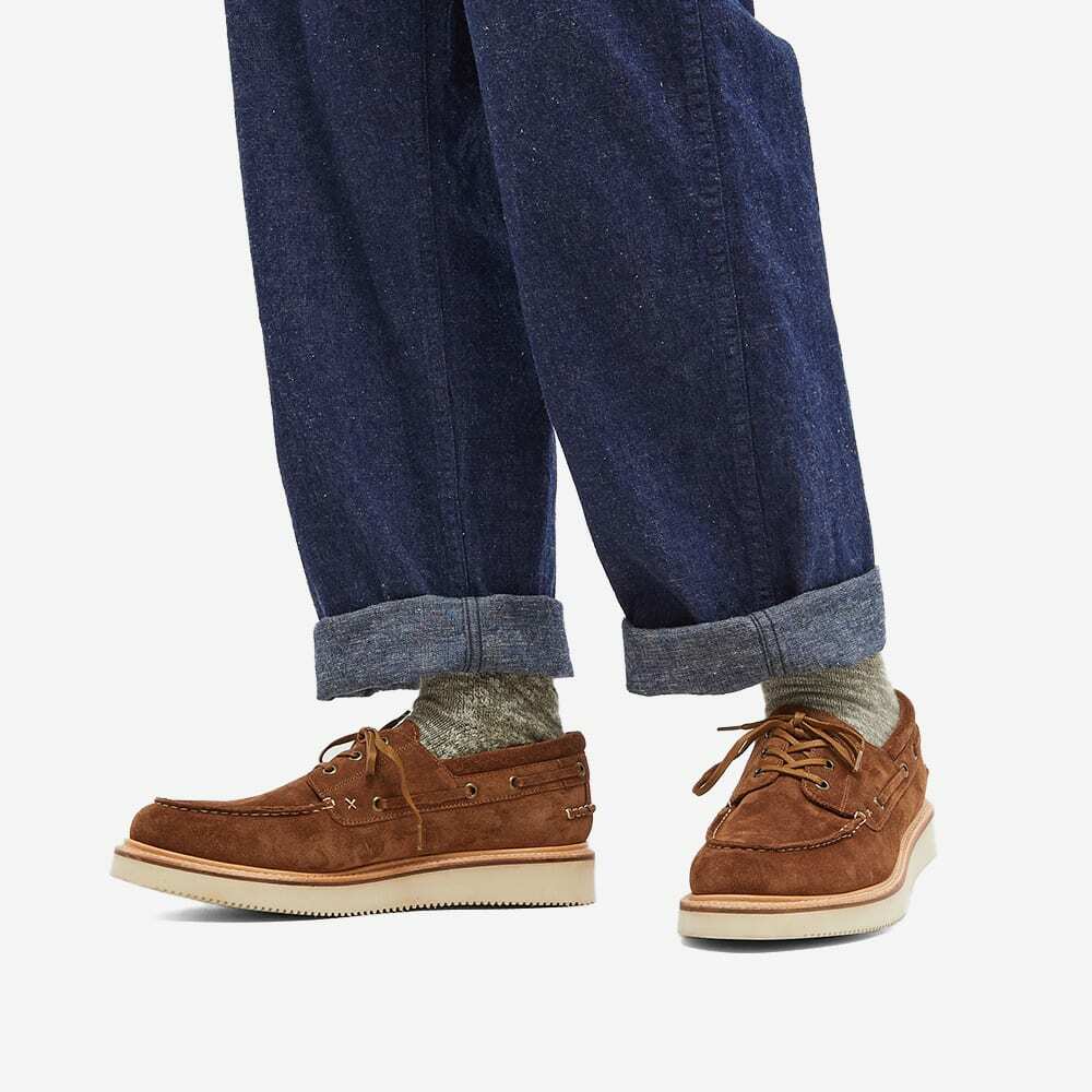 EasyMoc Men's Rockland 3-Eye Shoe in Snuff Suede EasyMoc