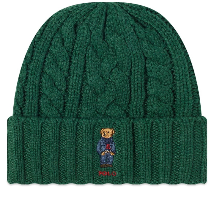 Photo: Polo Ralph Lauren Bear Cable Knit Beanie