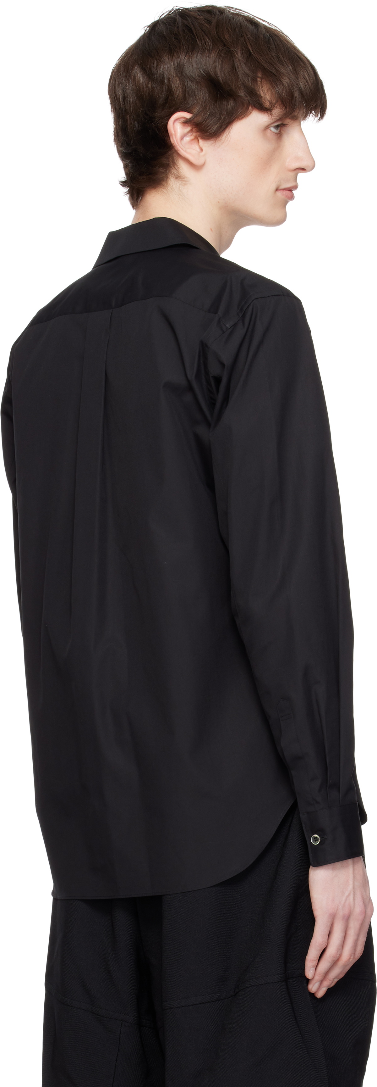 Black Comme des Garçons Black Peter Pan Collar Shirt