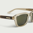 Gucci Men's GG2247S Lettering Sunglasses in Beige/Green
