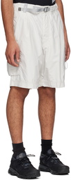 and wander Off-White Oversized Cargo Shorts