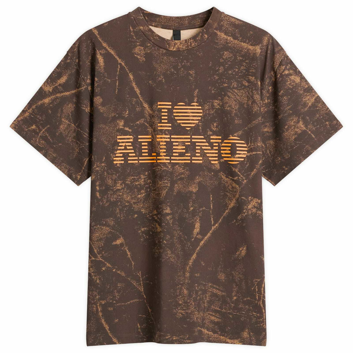 No Problemo Men's I Love Alieno Camo T-Shirt in Multi