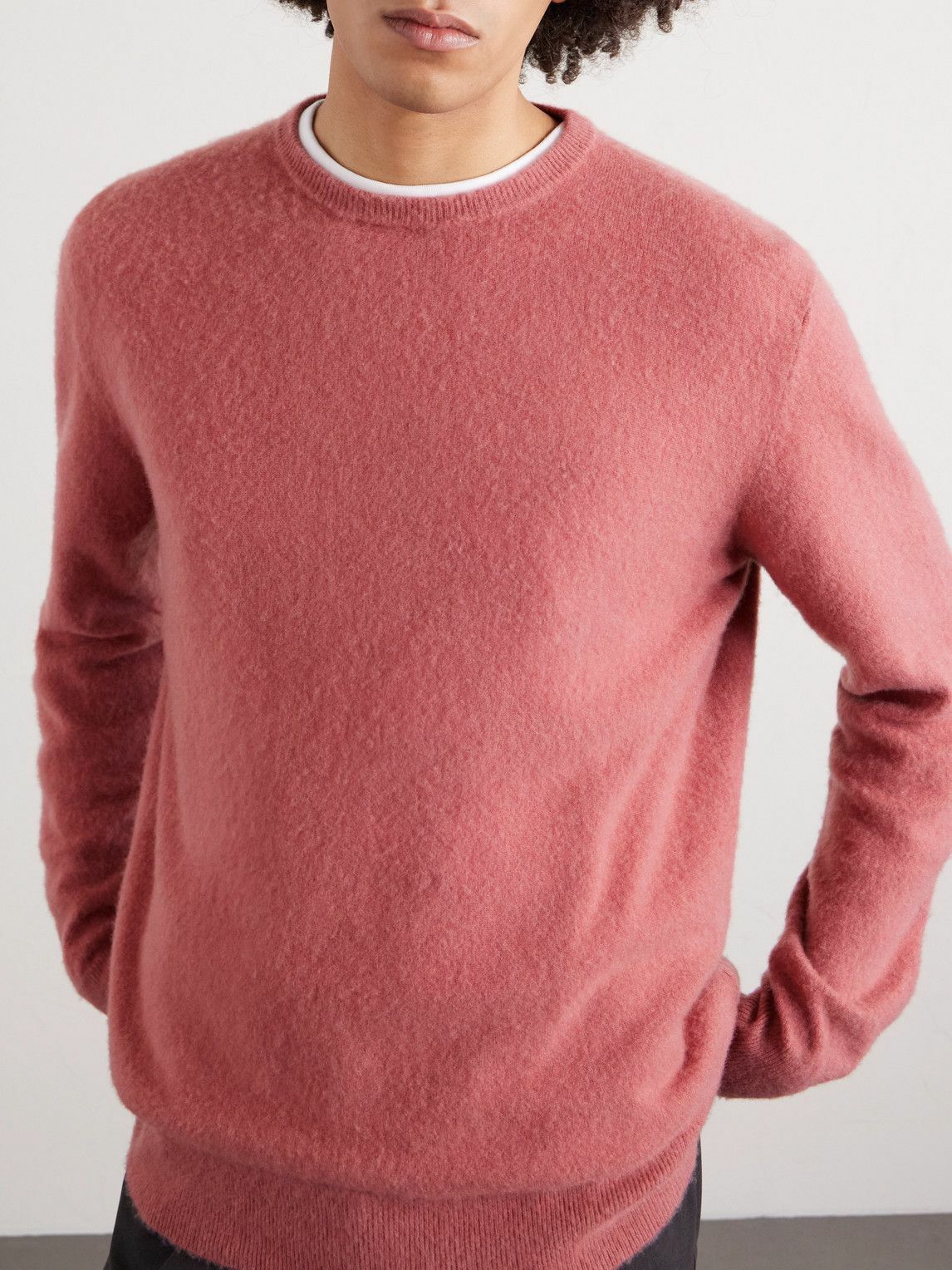 Massimo Alba - Kane Brushed-Cashmere Sweater - Red