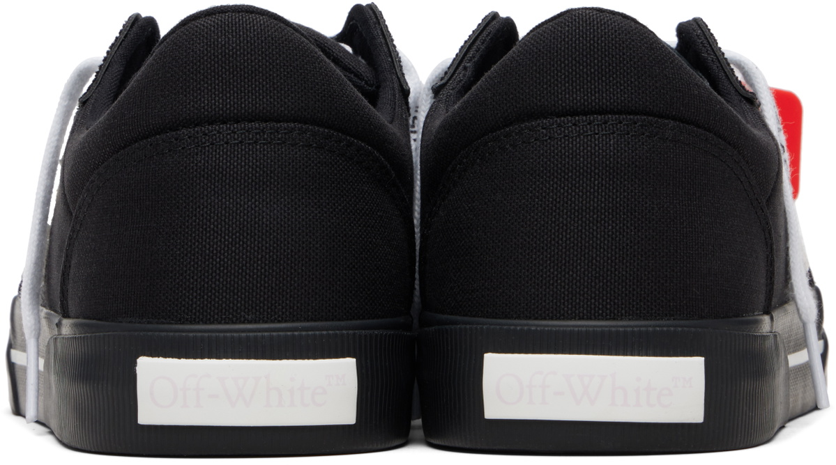 Off-White Black Vulcanized Low Sneakers